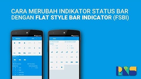 Cara Merubah Icon (Indikator) Status Bar dengan FSBI (Modules Xposed)