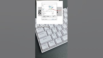 Change The Font Quickly With This Trick | #keyboard #asmr #mechanicalkeyboard