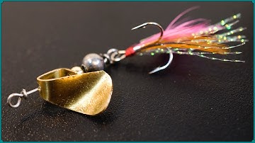 How to make a Micro Rotating Blade (Lure template for spinner blade).