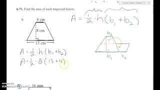 6-71: Area of trapezoids