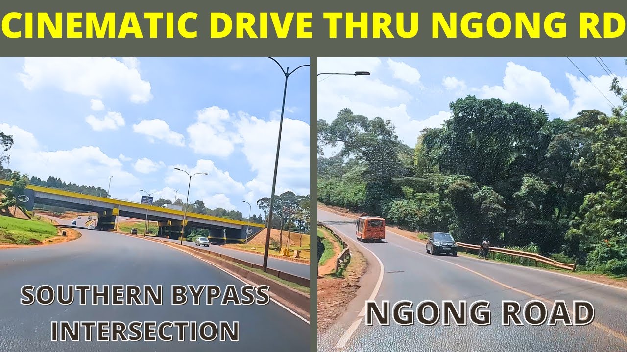 Cinematic Views from Nairobi Southern Bypass to Ngong Town (Ngong Road)
