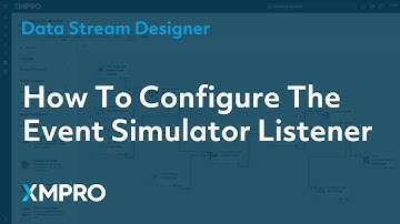 How To Configure The Event Simulator Listener | XMPRO Data Stream Designer
