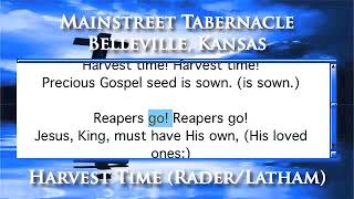 Harvest Time (Rader/Latham) - Piano Version