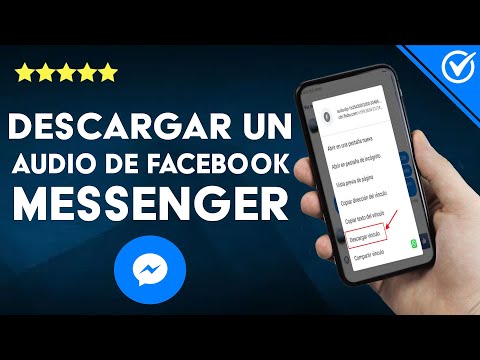 ¿Cómo descargar un audio de FACEBOOK MESSENGER en mi teléfono? - iOS y Android