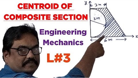 Centroid of composite section in english | Engineering Mechanics | @ Dr. Ashok G Mech solution