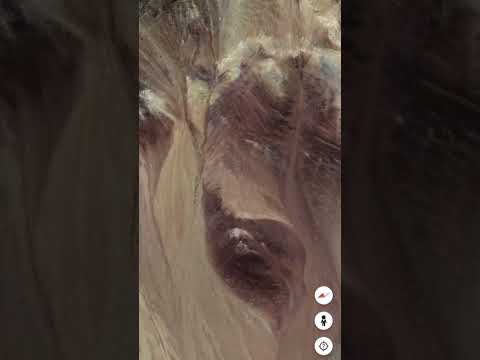 صخور ملونة تصدر عنها صور نادرة موجودة على غوغل إيرث زوروا قناتي لرؤية ٱيات الله