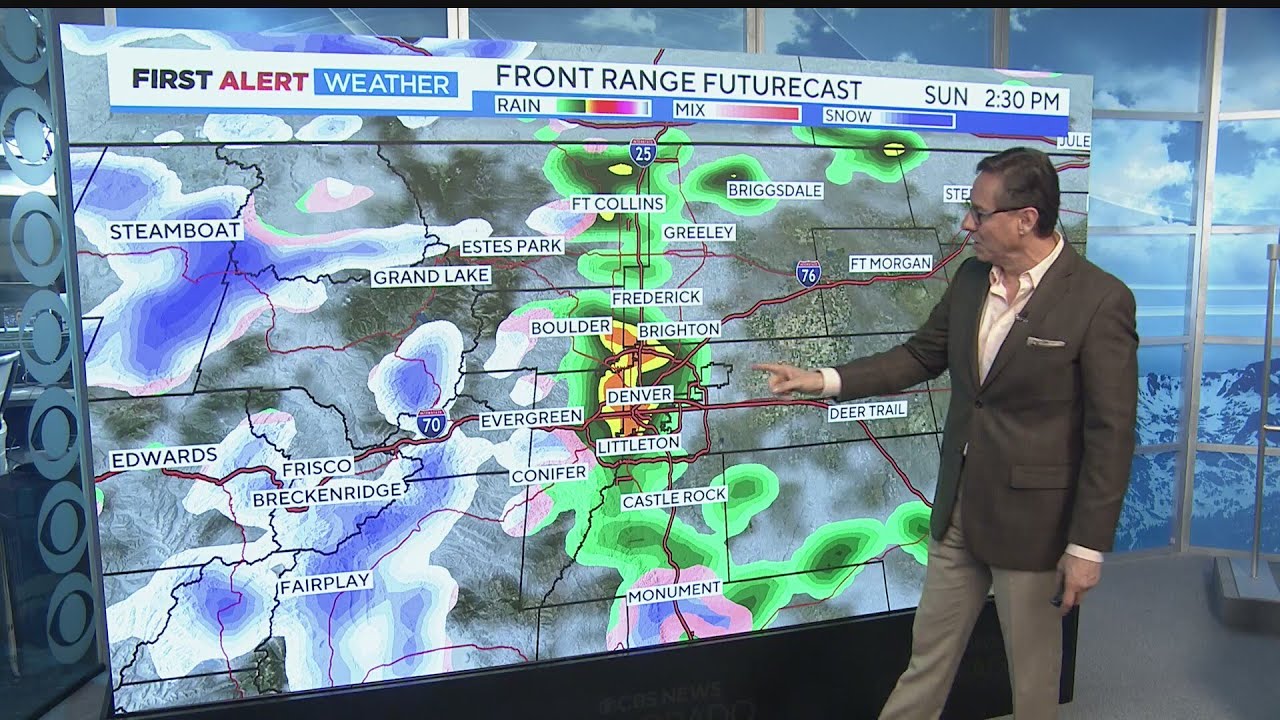 Warm and windy for Saturday with moisture returning on Sunday - YouTube