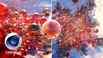 Cinema 4D - Play with Spheres like a PRO using X-Particles and Octane