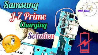 Samsung J7 Prime charging Solution Damage PCB #mobileengineer