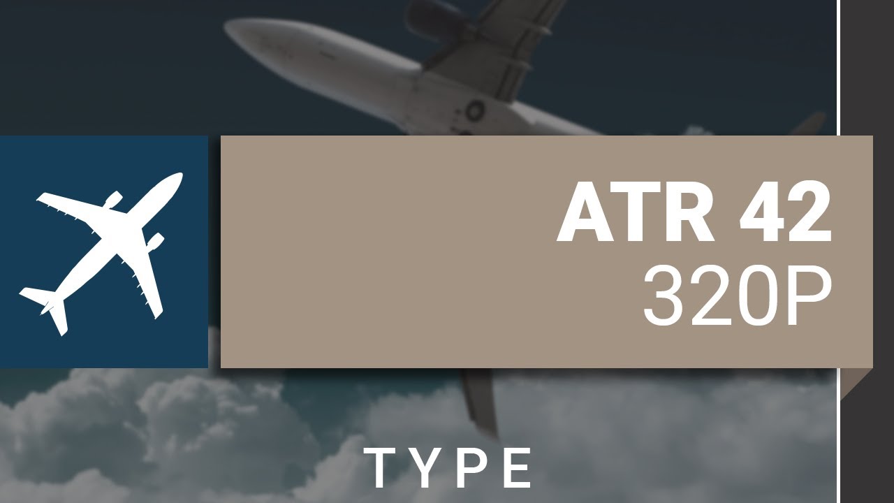 Pratt & Whitney PW 121 turbomachinery - ATR 42 - 320 Pilot training