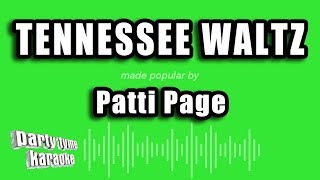 Video thumbnail of "Patti Page - Tennessee Waltz (Karaoke Version)"
