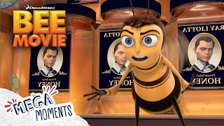 Discovering the Honey Farms | Bee Movie | Movie Moments | Mega Moments