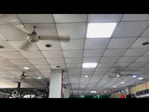 KDK Industrial Ceiling Fans 56” Model B56X5 At A Hardware/Variety Store (Greatest Hits Remake) @Emanfan96