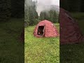 Атмосфера дождя , палатка МФП-4, банная печь Atomstove