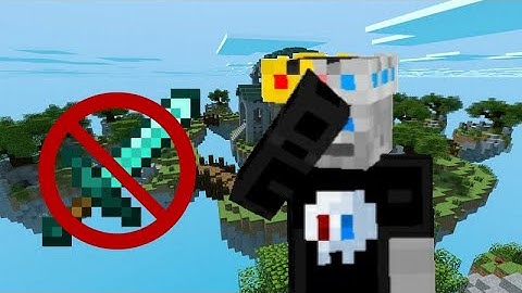 Minecraft Skywars, But I can only fight with a pickaxe...