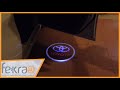 Car logo door light projector - fekra4u طريقة تركيب شعار تويوتا