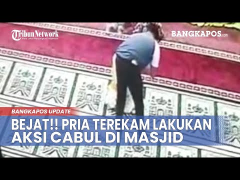 Bejat!! Seorang Pria Terekam Lakukan Aksi Cabul di Dalam Rumah Ibadah, Korbannya Anak-anak