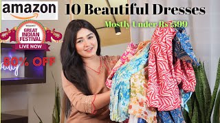 80% Off Amazon Branded Dresses Haul Mostly Under Rs:500 Only || College , Office & PartyWear Dress