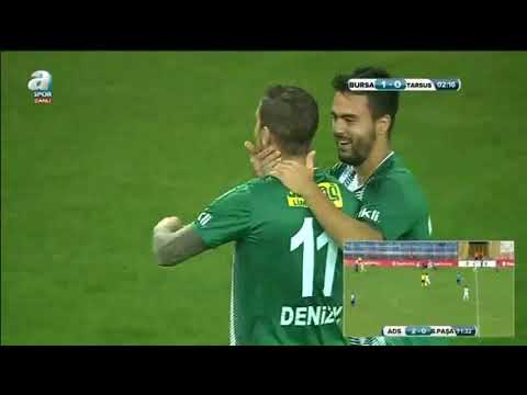 Bursaspor 1-0 Tarsus İdman Yurdu Dk:3 (Deniz Yılmaz) | 20.09.2017