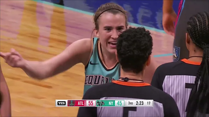 Sabrina Ionescu SLAPS Kristy Wallace's Hand After ...