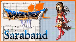 saraband- (dragon quest vii (3ds)) | sheet music transcription
