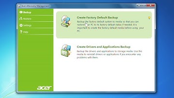 eRecovery Management - How To Create A USB Recovery Drive