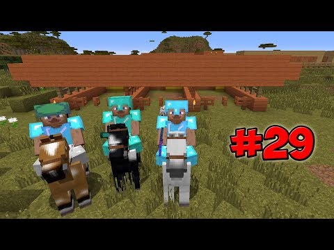 Видео: ПОСТРОИЛИ КОНЮШНЮ И ПРИРУЧИЛИ ЛОШАДЕЙ В МАЙНКРАФТ | MINECRAFT ВЫЖИВАНИЕ #29