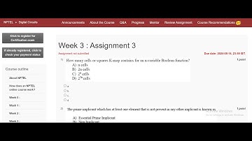 NPTEL Digital Circuits Week 3: Assignment 3 || Last date 14/08/2024 @Study_Ease001 #subscribe