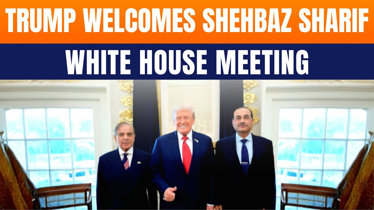 Trump Hosts Shehbaz Sharif At White House | First Oval Office Meet Since 2019 | News9