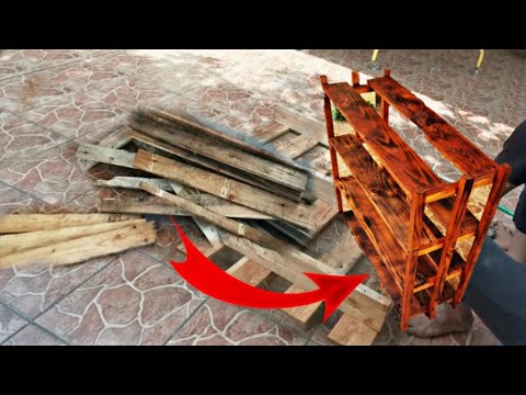 Rak Kasut Kayu Pallet - YouTube