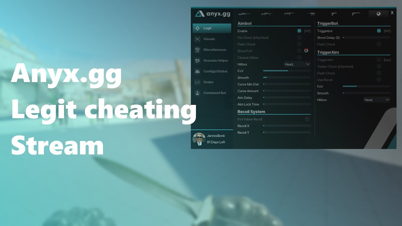 Anyx gg legit cheating stream youtube
