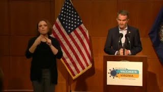 Northam's comments on Pfizer vaccine boosters in Virginia