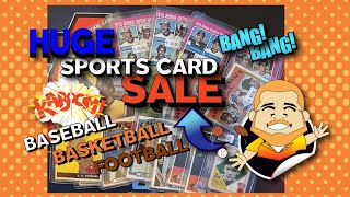 Sports Card Sale/Auction (6/2 ) ⚾🏀🏈🏒 Rookie - Raw - Graded - Vintage