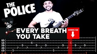 Video thumbnail of "【THE POLICE】[ Every Breath You Take ] cover by Masuka | LESSON | GUITAR TAB"