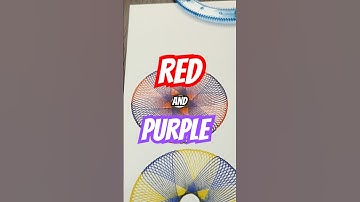 Two perfect colours! Spirograph Art! #spirograph