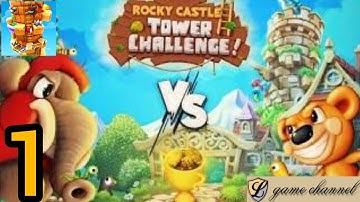 Rocky Castle tower climb android gameplay walkthrough level 1,2,3 | l game channel | ios,android