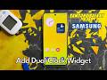 How To Add Dual Clock Widget On Samsung Galaxy A36