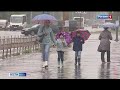 На Омск надвигается ливень