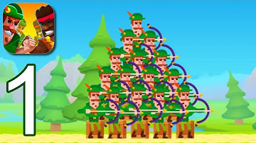 300 Bowmen - Gameplay Walkthrough Part 1 - Robin (ios,Android)