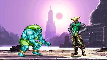 ULTIMATE BLANKA VS CYBER GUILE - EPIC FIGHT!