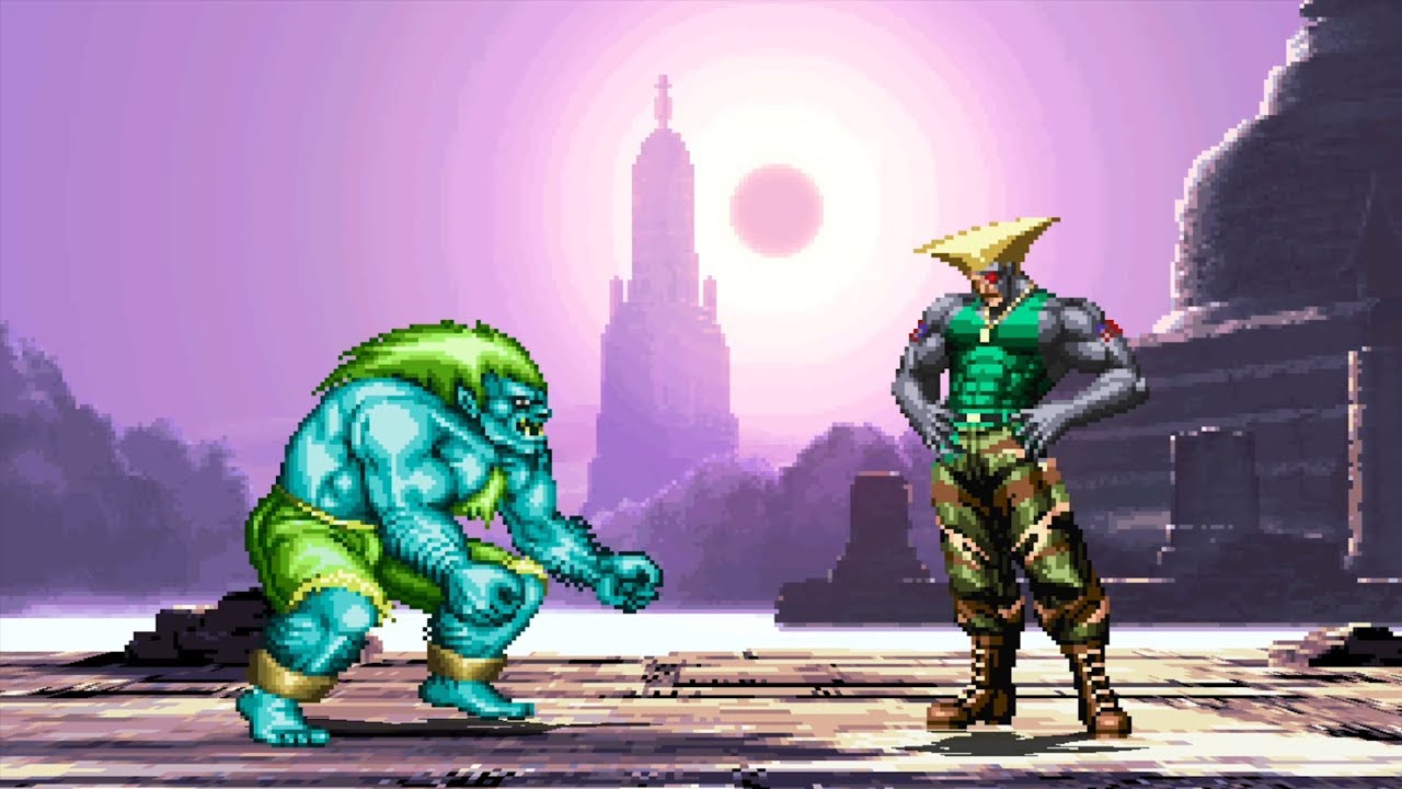 ULTIMATE BLANKA VS CYBER GUILE - EPIC FIGHT!
