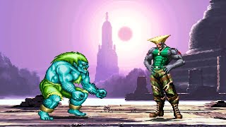 ULTIMATE BLANKA VS CYBER GUILE - EPIC FIGHT! screenshot 1