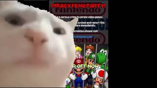 10 Hours of Cat Vibing to Mario Party DS Anti Piracy Screen