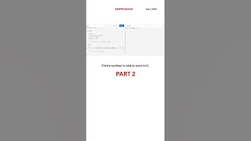 👉 C/C++ Program to Find Even & Odd Numbers | Coding Shorts #shorts