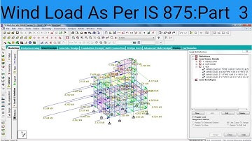 How to apply wind load in staad pro. correctly as per IS 875 Part 3: 2015