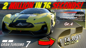 🤑 2 MILLION Credits in 77 SECONDS in ANY Gr4 Car!  || Time Trial Guide - Week 51
