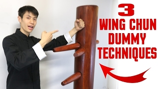 3 Wing Chun Dummy Techniques for Beginners  Mook Jong