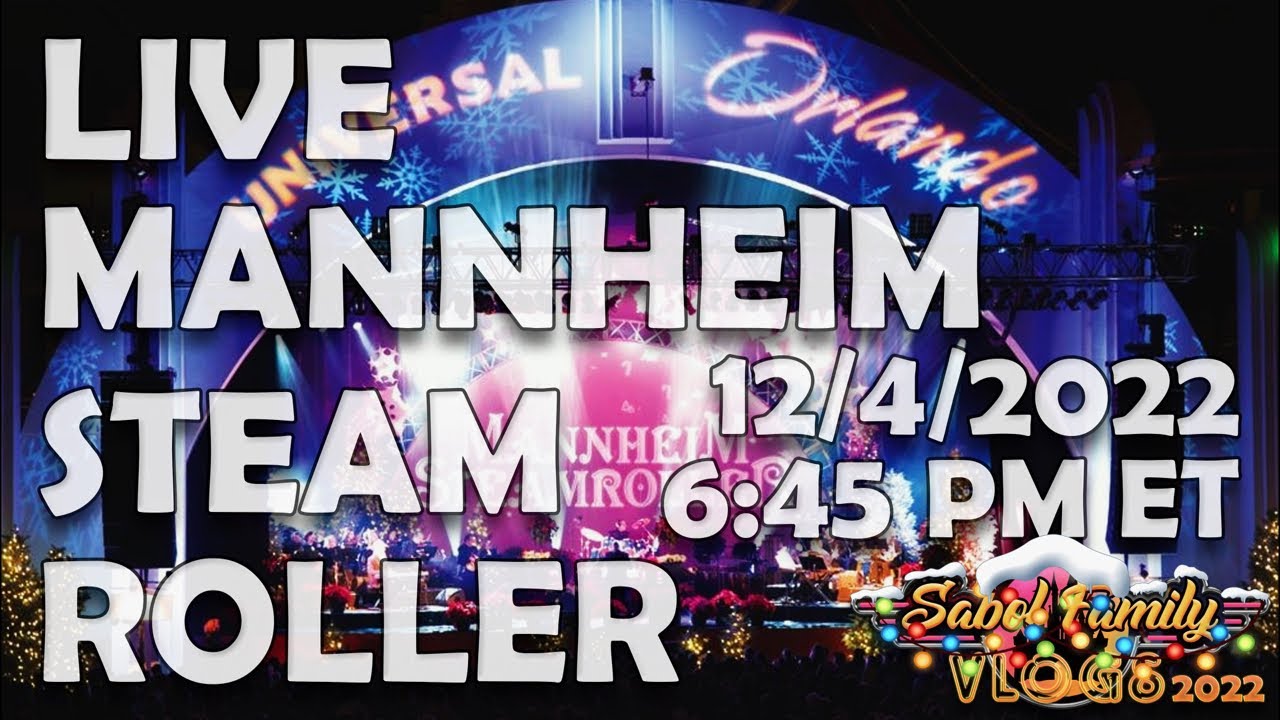 🔴LIVE🔴 From MANNHEIM STEAMROLLER Universal Orlando HOLIDAY CONCERT