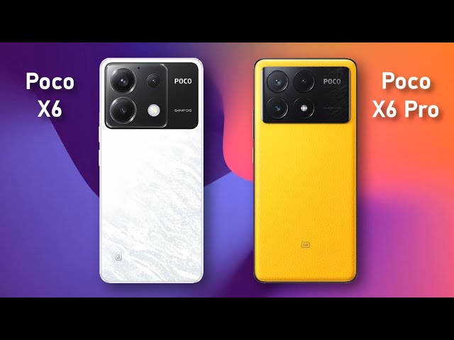 POCO X6 ⚡ vs ⚡ POCO X6 Pro Full Comparison 
