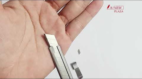 Học cách bẻ lưỡi dao rọc giấy Deli 2053 một cách dễ dàng và chính xác!